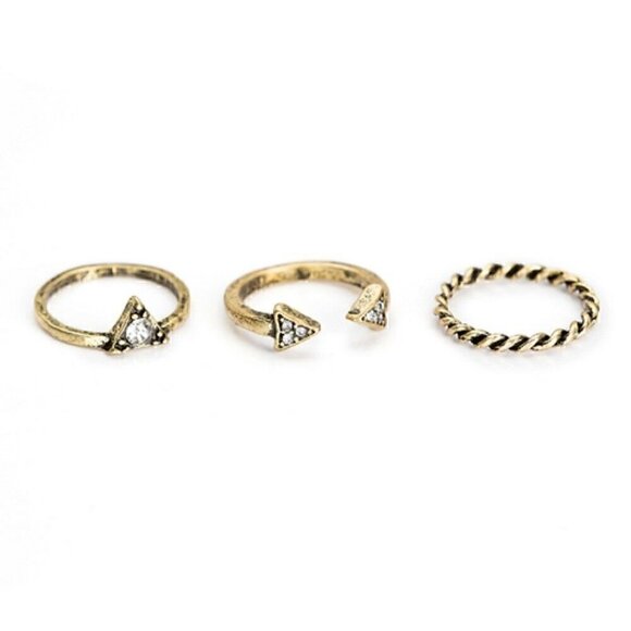 😍 3 for $15 Delicately Yours™ Midi Rings - Arrow - Picture 1 of 1